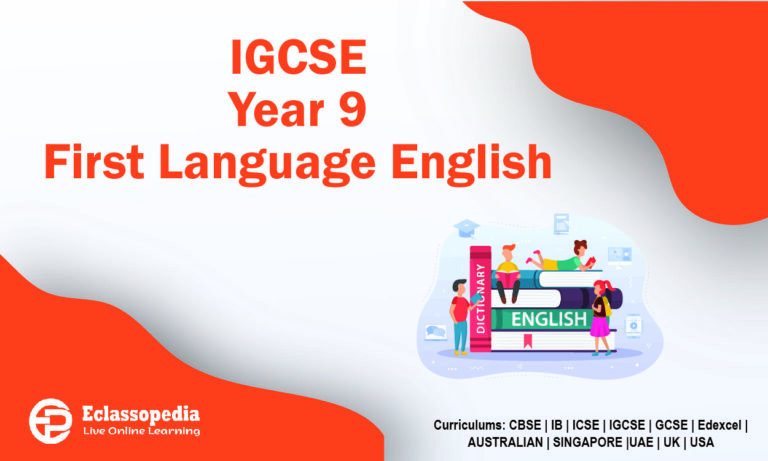 IGCSE Year 9 First Language English 0990