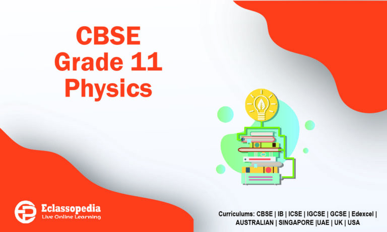 CBSE Grade 11 Physics