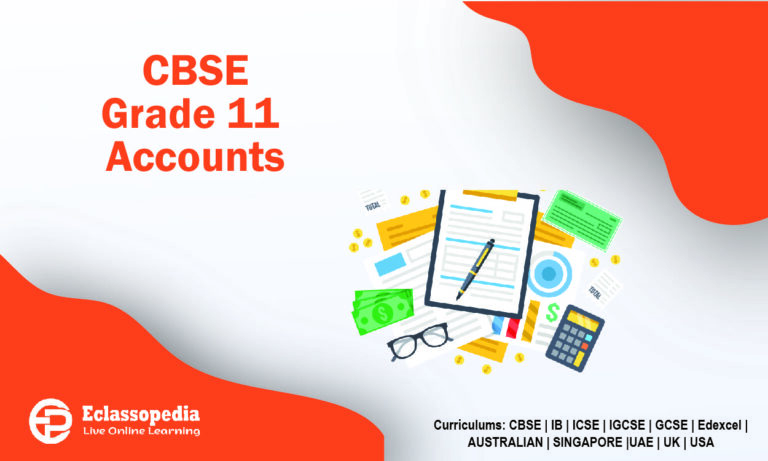 CBSE Grade 11 Accounts