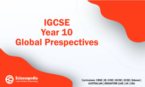 IGCSE Year 10 Global Prespectives