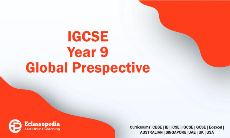IGCSE Year 9 Global Prespective