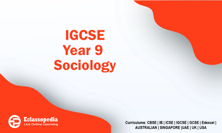 IGCSE Year 9 Sociology