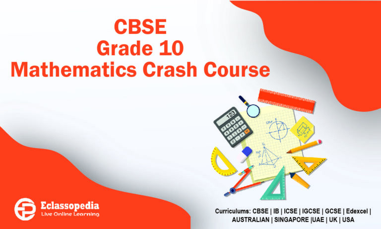 CBSE Grade 10 Mathematics Crash Course