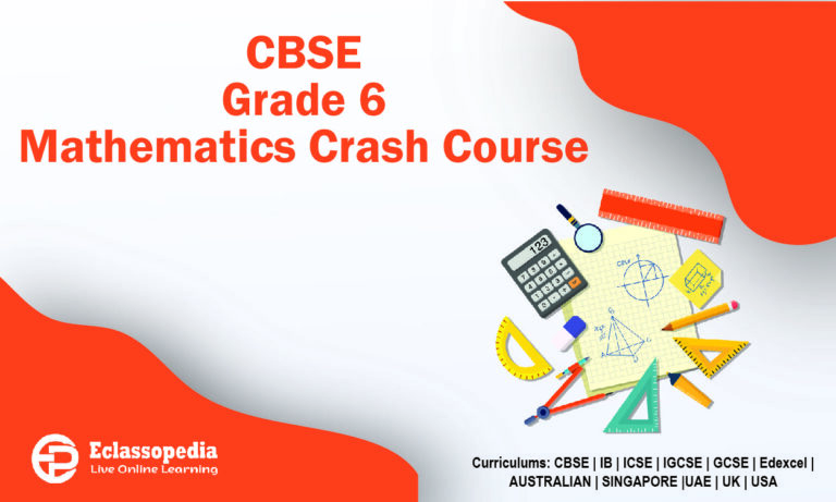 CBSE Grade 6 Mathematics Crash Course
