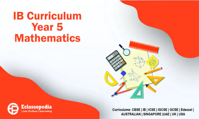 IB Curriculum Year 5 Mathematics