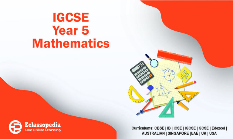 IGCSE Year 5 Mathematics