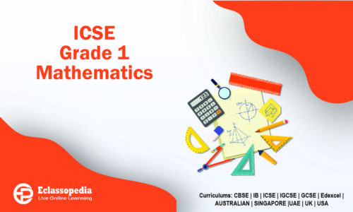 ICSE Grade 1 Mathematics