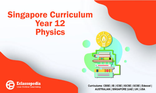 Singapore Curriculum Year 12 Physics