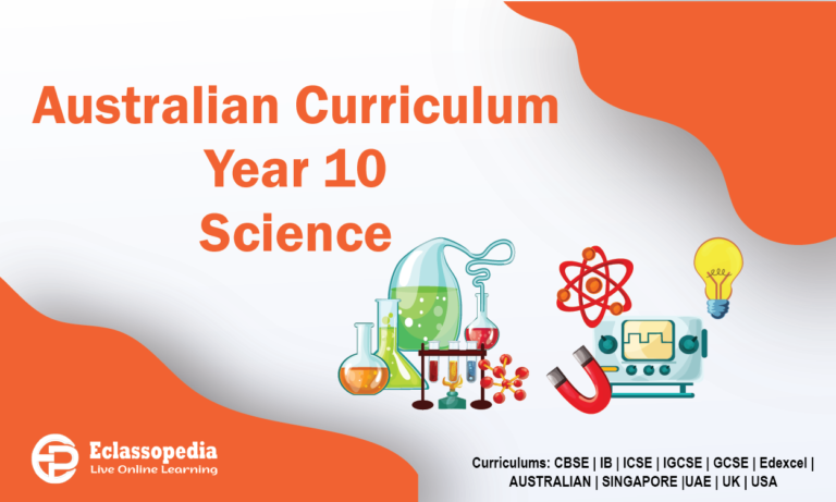 Australian Curriculum Year 10 Science