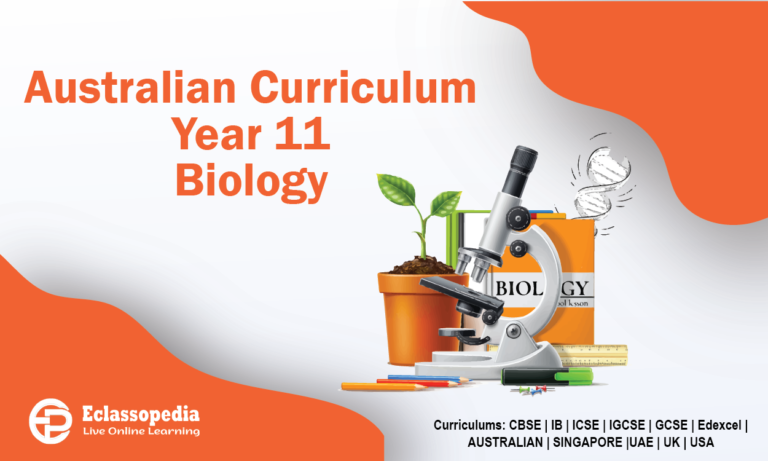 Australian Curriculum Year 11 Biology