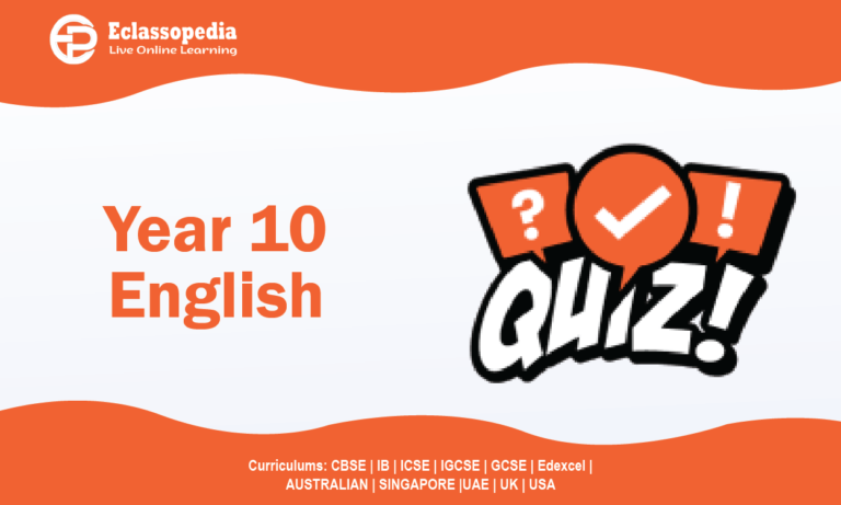 Year 10 English (Quiz)