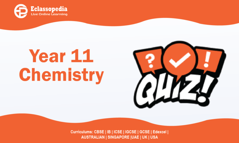 Year 11 Chemistry (Quiz)