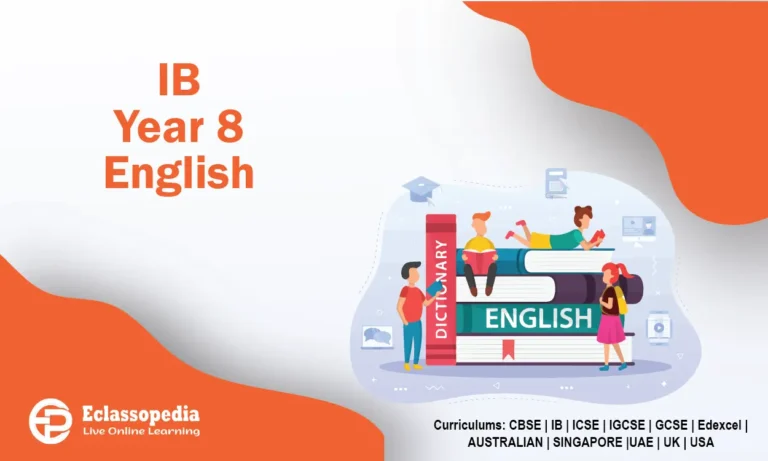 IB Year 8 English