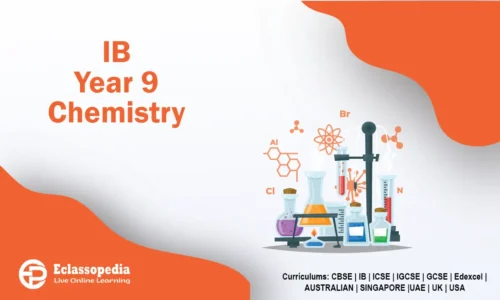 IB MYP Year 9 Chemistry Concepts & Skills