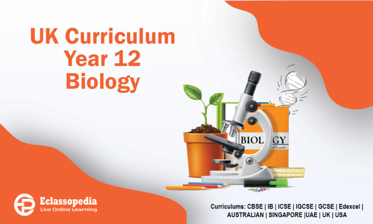 UK Curriculum Year 12 Biology