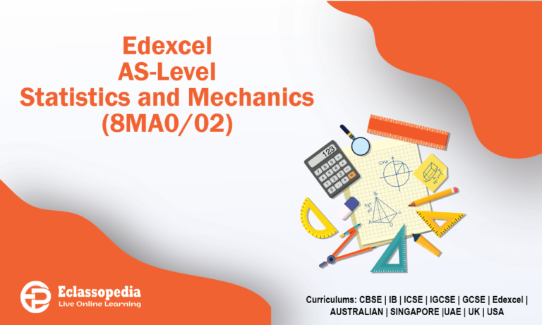 Edexcel AS Statistics and Mechanics (8MA0/02)