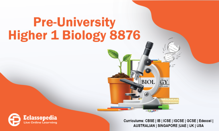 Pre-University Higher 1 Biology 8876