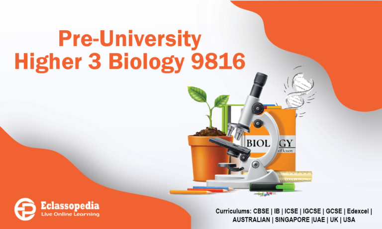 Pre-University Higher 3 Biology 9816