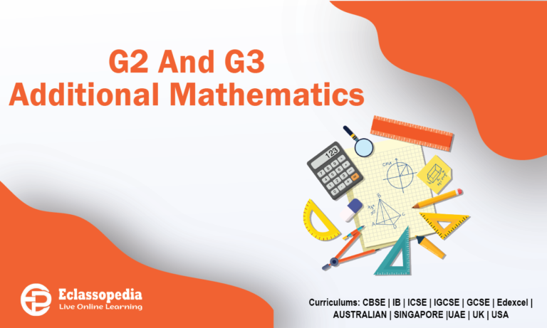 G2 And G3 Additional Mathematics