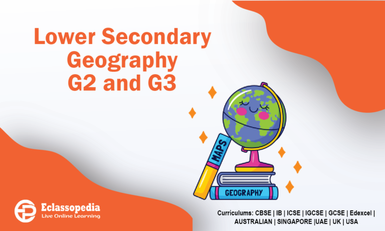 Lower Secondary Geography G2 and G3