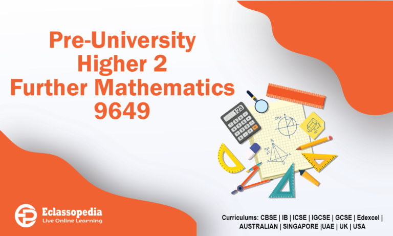 Pre-University Higher 2 Further Mathematics 9649