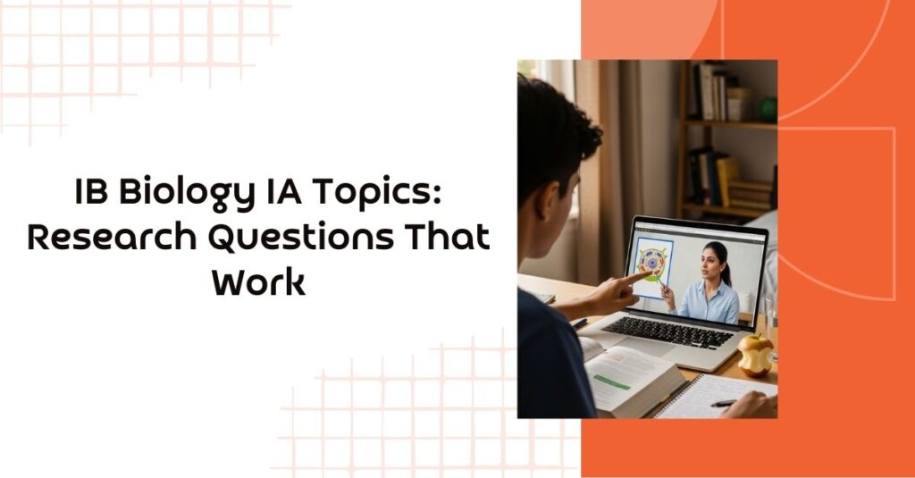 IB Biology IA Topics