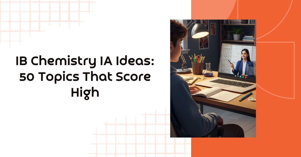 IB Chemistry IA Ideas